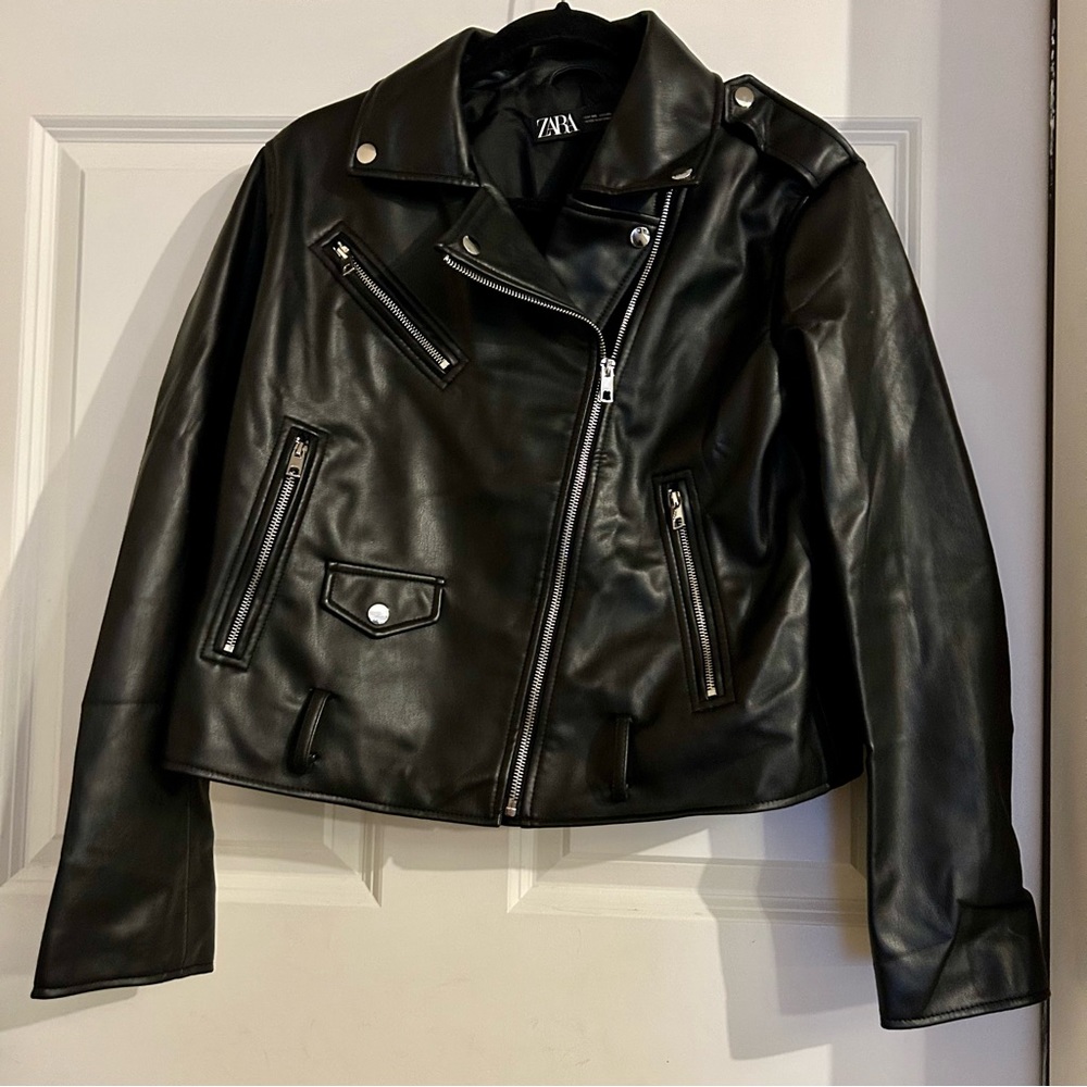Zara Faux leather jacket